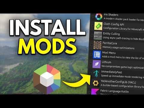 Minecraft mod installation thumbnail